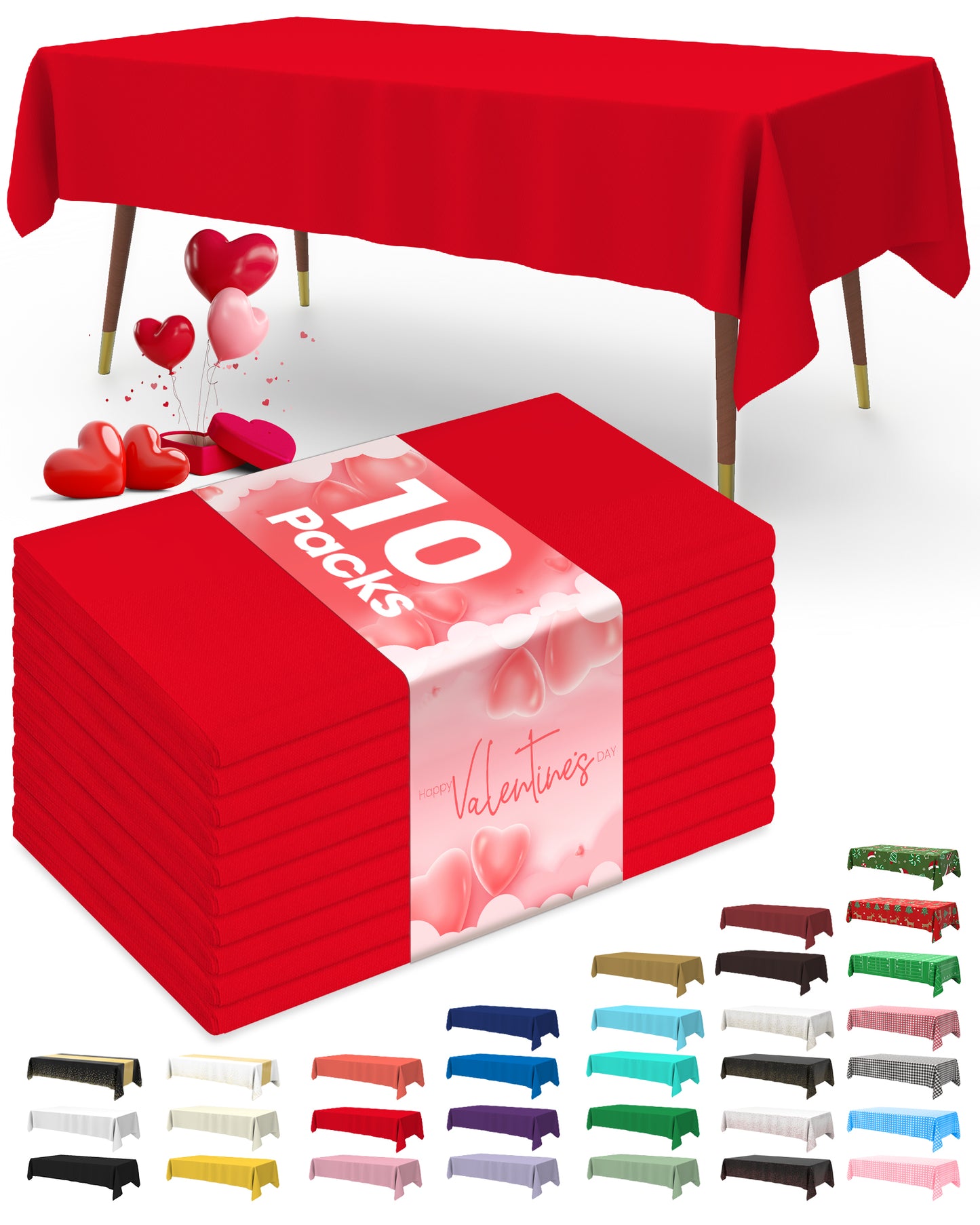Table Cloth for Valentines Day Decorations