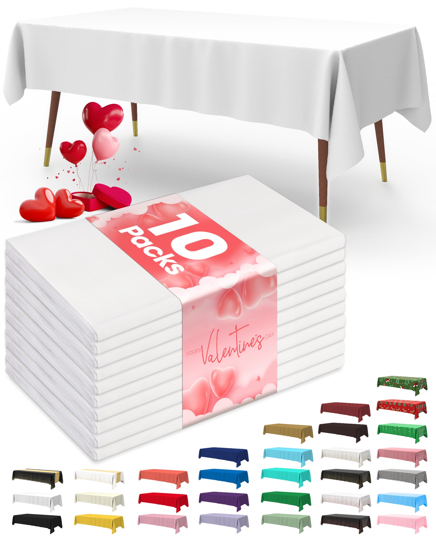 Table Cloth for Valentines Day Decorations
