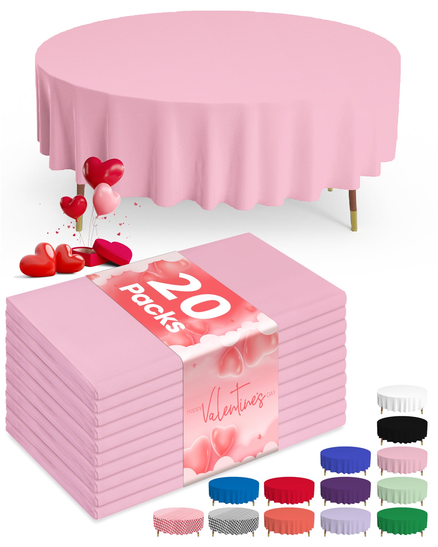 Table Cloth for Valentines Day Decorations
