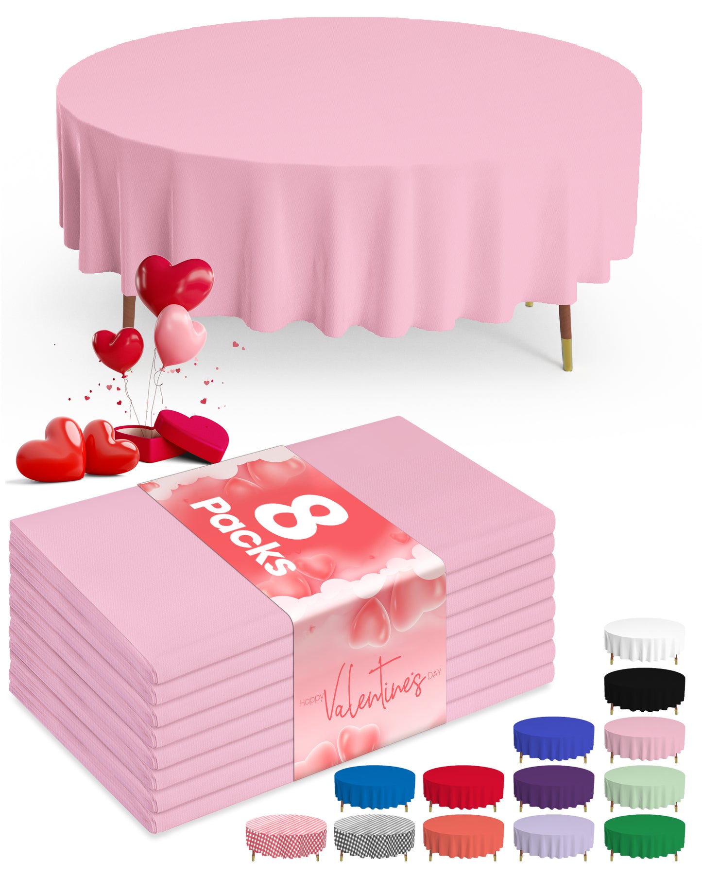 Table Cloth for Valentines Day Decorations