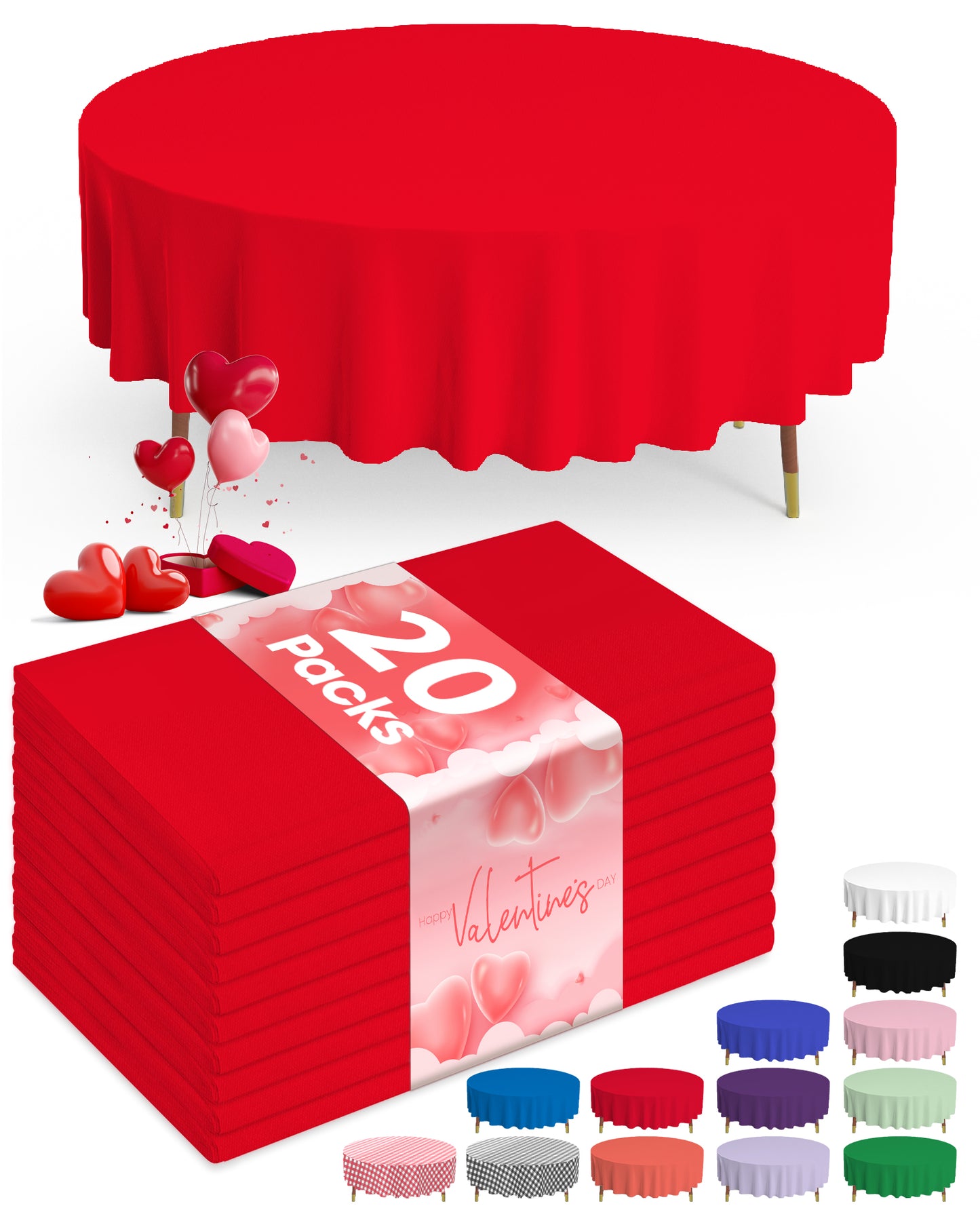 Table Cloth for Valentines Day Decorations