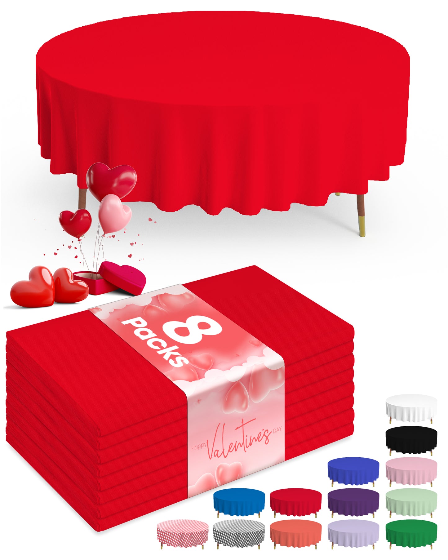 Table Cloth for Valentines Day Decorations