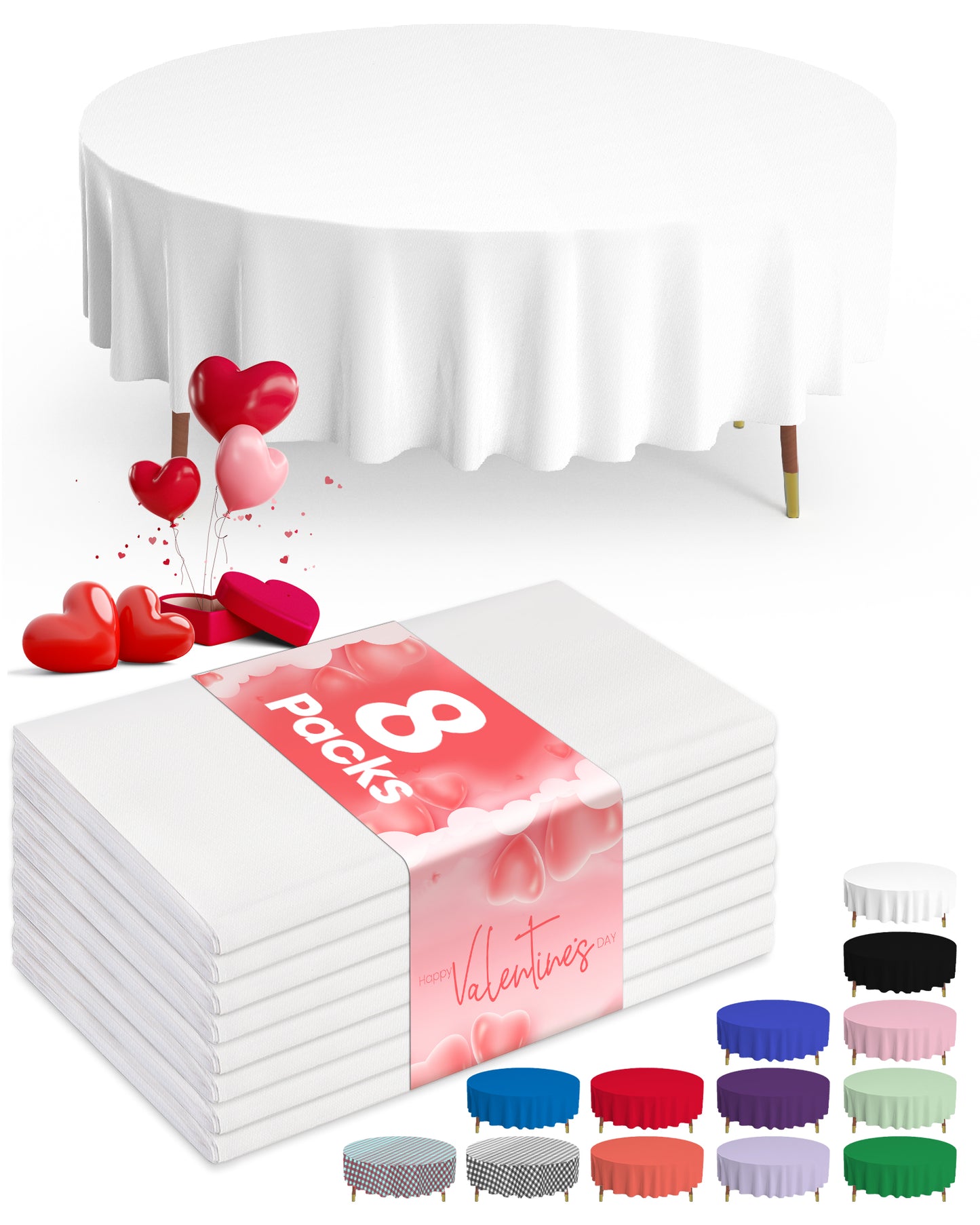 Table Cloth for Valentines Day Decorations
