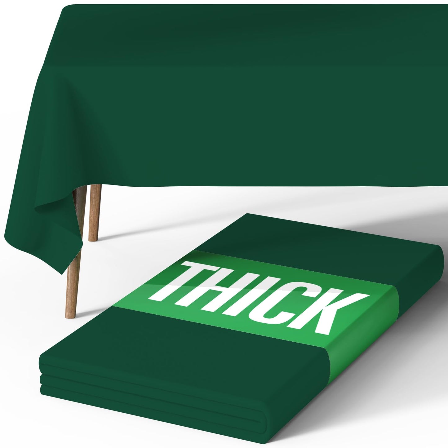 Pureegg Rectangle Table Cloth 60" x 84" – Durable Polyester Tablecloth Offers Reusable & Washable Protection, Ideal for Outdoor Party, Picnic, Wedding, Banquet and Birthday, 1 Pack, Black