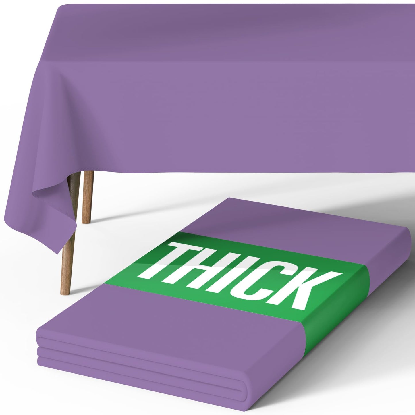 Pureegg Rectangle Table Cloth 60" x 84" – Durable Polyester Tablecloth Offers Reusable & Washable Protection, Ideal for Outdoor Party, Picnic, Wedding, Banquet and Birthday, 1 Pack, Black