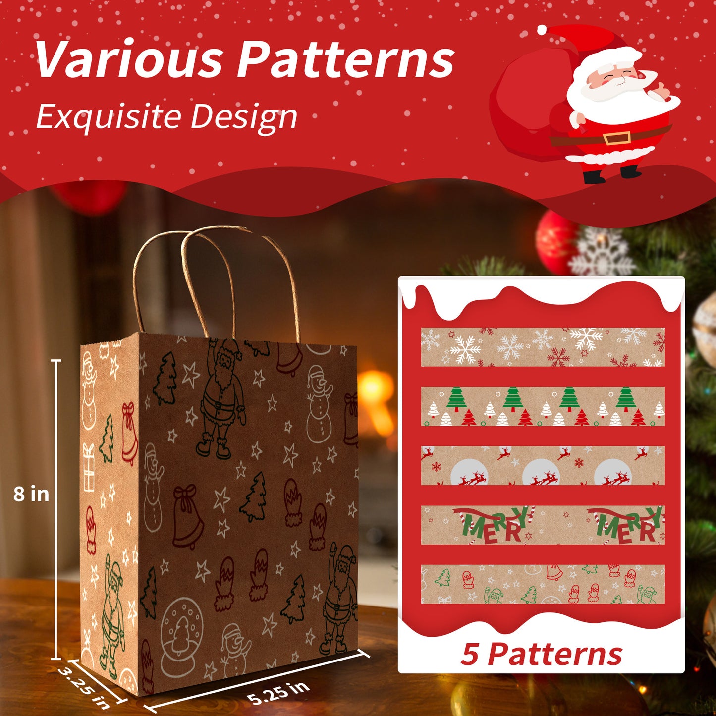 Pureegg Christmas gife bags 50 Pack
