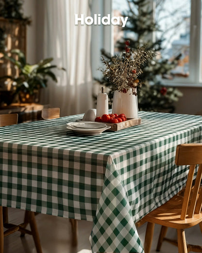 Pureegg Plastic Table Cloth 10 Pack, 54 x 108 Inch Disposable Table Cloths for Party, Picnic and Wedding, Rectangle