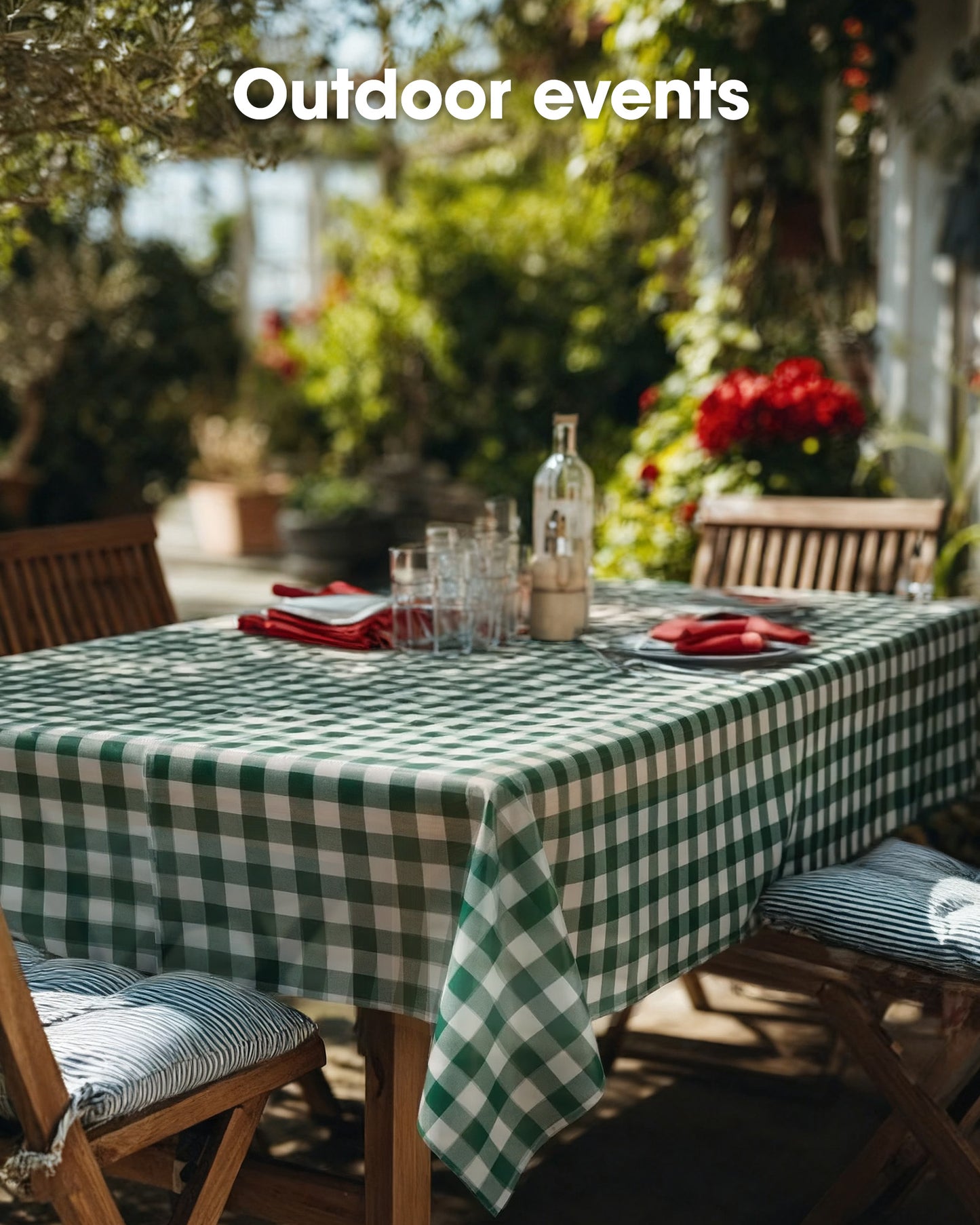 Pureegg Plastic Table Cloth 10 Pack, 54 x 108 Inch Disposable Table Cloths for Party, Picnic and Wedding, Rectangle