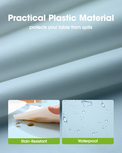 Pureegg Plastic Table Cloth 10 Pack, 54 x 108 Inch Disposable Table Cloths for Party, Picnic and Wedding, Rectangle