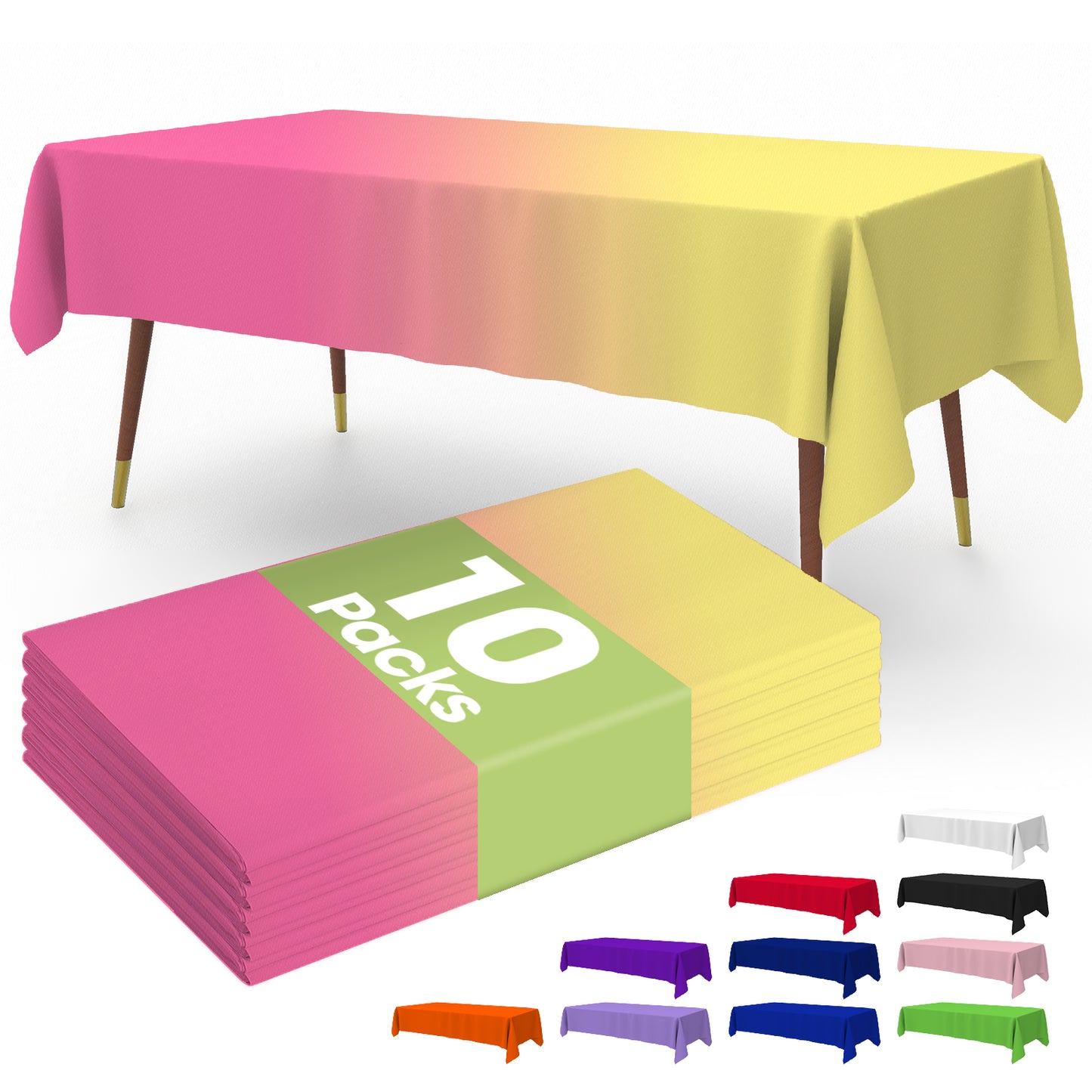 colorful tablecloth