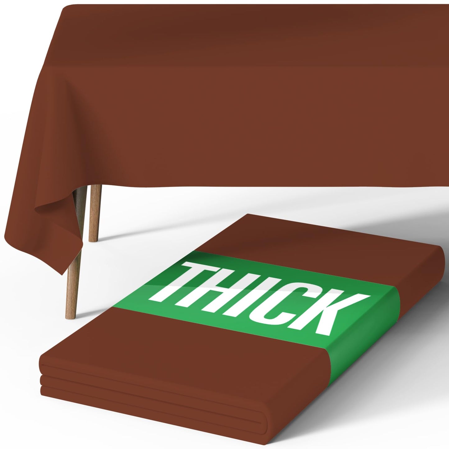 Pureegg Rectangle Table Cloth 60" x 84" – Durable Polyester Tablecloth Offers Reusable & Washable Protection, Ideal for Outdoor Party, Picnic, Wedding, Banquet and Birthday, 1 Pack, Black