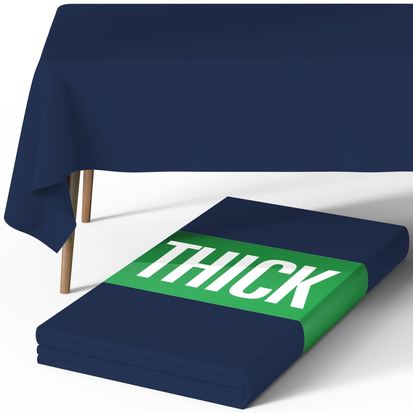 Pureegg Rectangle Table Cloth 60" x 84" – Durable Polyester Tablecloth Offers Reusable & Washable Protection, Ideal for Outdoor Party, Picnic, Wedding, Banquet and Birthday, 1 Pack, Black