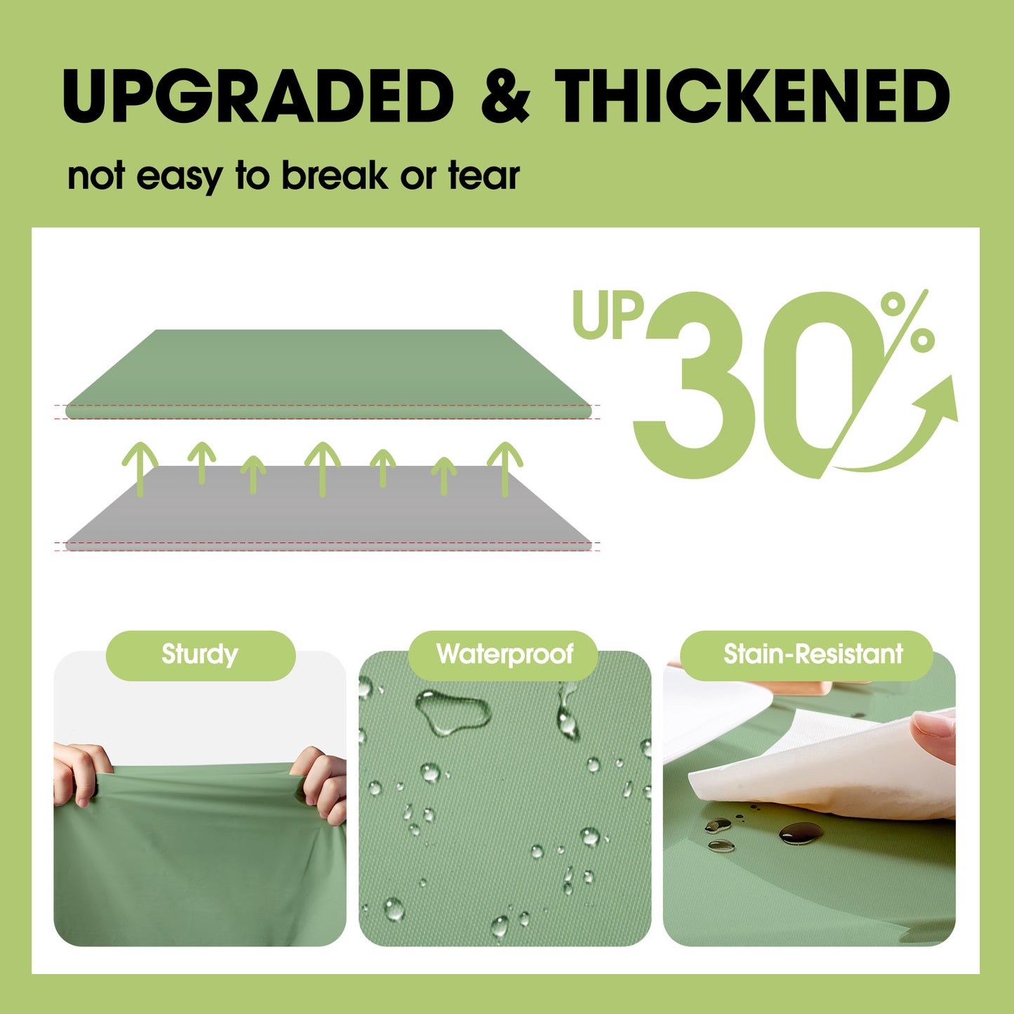 Pureegg Plastic Table Cloth Disposable - 10 Pack, Disposable Table Cloths for Parties, Decorative Tablecloths for Rectangle Tables, 54''x108'' White Plastic Tablecloth, Leakproof & Sturdy