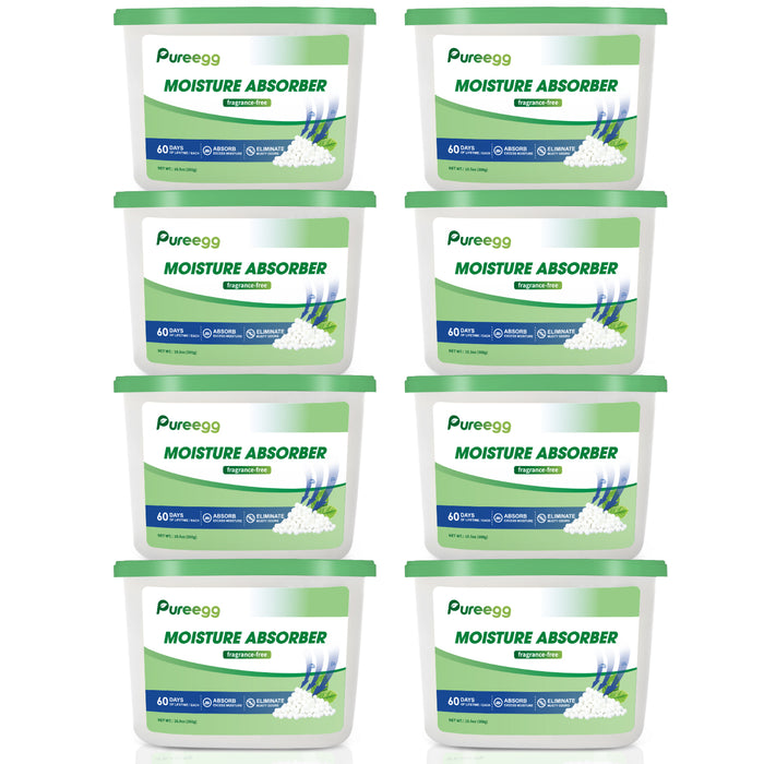 Pureegg Moisture Absorbers for Closet - 8 Packs - 10.6 Oz, Fragrance-F