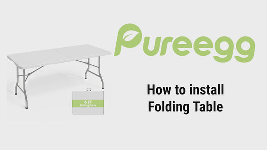 Installation Video of Folding Table 6ft