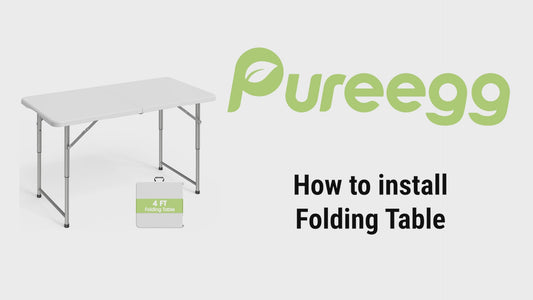 Installation Video of Folding Table 4ft