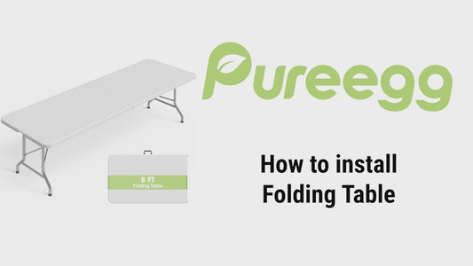 Installation Video of Folding Table 8ft