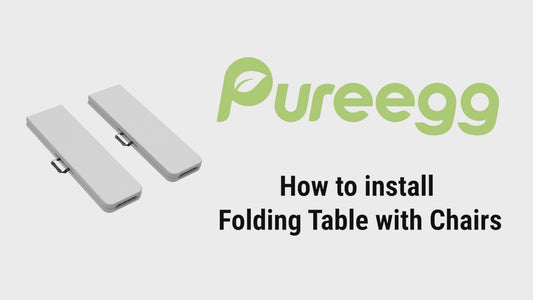 Installation Video of Folding Table 6ft and Chairs
